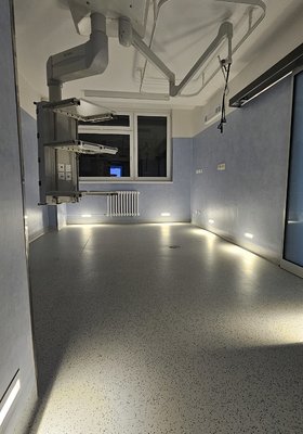 Koľajnice pre medical sektor - fakultná nemocnica Trnava