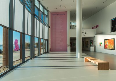 Interiérové rolety - museum Danubiana, Čunovo